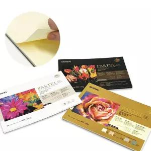 파스텔용 칼라 스케치북 30장 A4 오일용 도화지용지 드로잉 노트 미술 전용지