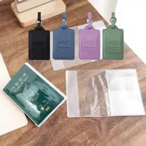 여권 지갑 네임택 투명 방수 여행용 캐리어 커버 보호 세트 여행용품 캐리어네임택