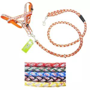 도기프랜드 반사트위스트 하네스세트 25mm(대형)반려동물가슴줄 강아지 애견리드 개줄 가슴