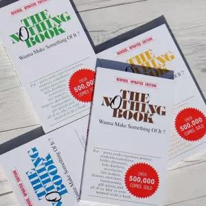 데이스토리 수첩형 스케치 무선노트-낫씽북(대) 4권연습장용 제본 공책 학생 중고생 무지