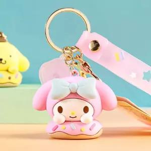 산리오 도넛 피규어 키링-마이멜로디캐릭터팬시 문구 패션소품 어린이액세서리 유아동 키링 캐릭터링
