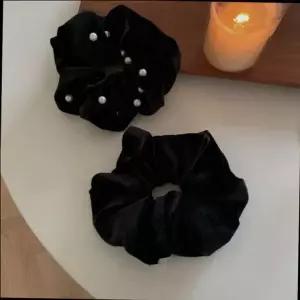 [하프클럽/]블랙 인기 벨벳 데일리 곱창 머리끈 굿딜