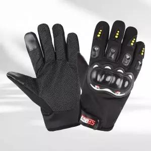 [오너클랜]bns 라이더용 가죽 터치 반장갑 겨울 방한용 장갑 세트