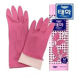 고품질 B태화 짧은중 M AAA 고무장갑 천연 생고무장갑 라텍스 천연라텍스 생고무 WFHU4Y9