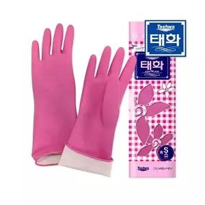 [마미손]고품질 B태화 미니 소 S 고무장갑 천연 생고무 조리장갑 라텍스 천연라텍스 생고무 WFHU4YA