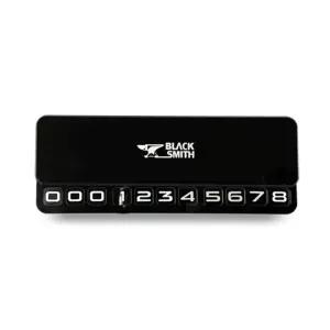 슬라이드 자동차 주차번호판 차량 전화 휴대폰알림판 핸드폰 메탈 듀얼