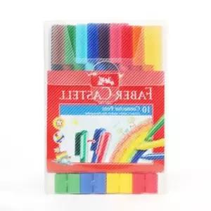 싸인펜 파버카스텔 10색 커넥터 컬러 사인싸인펜 미술준비물 어린이선물 사인 드로잉팬 사인세트 수성 싸인