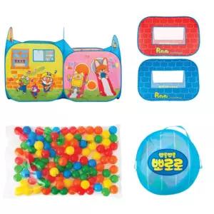 2단변신 넓은 뽀로로 볼텐트 컬러볼100개 혼자공간 숨바꼭질