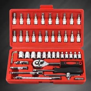 co 복스세트 46PCS co-00268 (3F922)자동차수리툴 공구 자전거 작업용 셋트