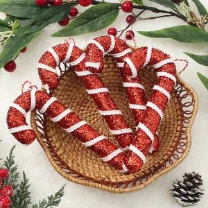 Jdt 트리 오너먼트 4p세트 막대사탕E소품 장식 크리스마스 성탄절 악세사리 액세서리