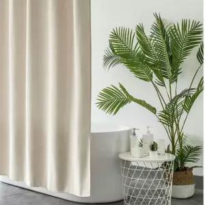 욕실 샤워 커튼 심플 패브릭 커버 180x180cm 세면대 장식용