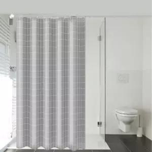 샤워커튼 욕실 방수 화장실 패브릭 가림막 인테리어