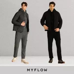마이플로우 남성 패딩 기모 자켓+보아퍼 셋업 총 3종