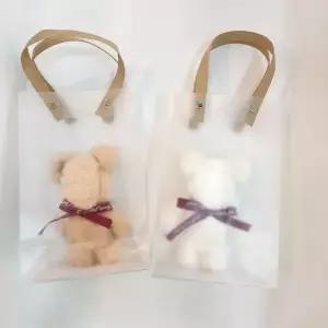 구디백 답례품 곰 인형 포장비닐 손수건 선물백 가방