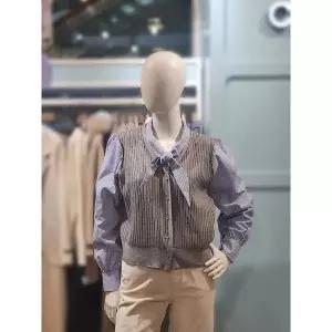 클리지 세이브존03 클리지 블라우스배색 니트 AQCO1WKT22A (45217747)