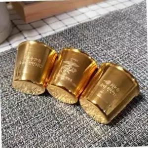 골드 소주잔 도금 술잔 고급스러운 황금잔