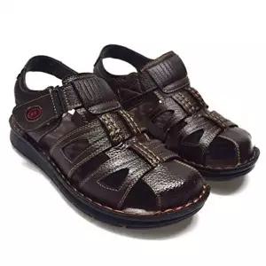 남자 남성 추천 신발 가죽 꾸안꾸 여름 크로스 샌달-WFHWD0P