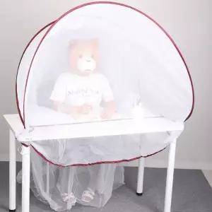 [골드스마일]미니 모기장 책상 침대 얼굴 원터치 접이식 아기