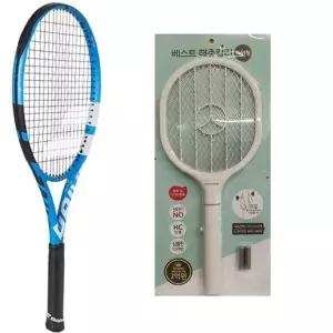 고품질 B삼정947 타원형 중형 심플 전기모기채 전자모기채 모기채 ...