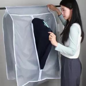 중 행거 덮개 옷 가리개 행거가림막 옷걸이 드레스룸 가리개 행거가림막