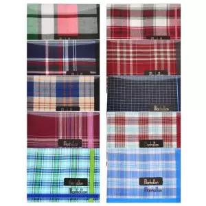 세련된 고급스럽고 체크 디자인 신사 손수건 소프트촉감 편안한 20대 30대 40대 50대