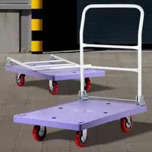 퍼플사각대차대 접이식손수레 카트대형 핸드캐리어 이동대차 대형카트 캠핑끌차
