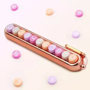 자동차 레트로 임시 주차번호판 알림판 로즈골드 차판 전화 용품 차량