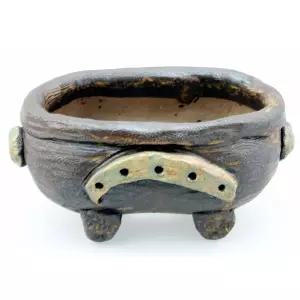 돼지분 2호 도자기화분 -도예가 예술 다육분 옹기베란다 집화분 예쁜 식물 선물 장식 디자인 꾸미기 정원