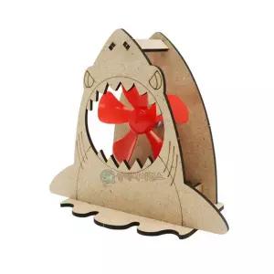 (SA) 입큰 쿨 상어 선풍기 (4인 세트)과학 실험 키트 조립