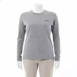 [파타고니아]25FW W Long-Sleeved P-6 Logo Responsibili-Tee 37603-GLH 우먼 롱 슬리브 로고 리스판서...