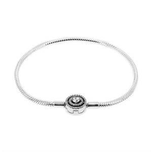 [판도라]590038C01 모먼트 할로 스네이크 체인 팔찌