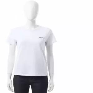 [파타고니아]25 W P-6 Logo Responsibili-Tee 37567-WHI 여성 로고 리스폰시블 티셔츠 828032