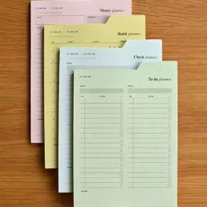 인덱스플래너 연락처기록부 스케줄러 자음인덱스공책 (KYR-WFJ06SI)