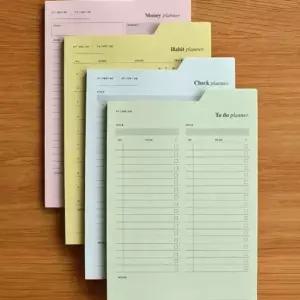 인덱스플래너 연락처기록부 스케줄러 자음인덱스공책 (KYR-WFJ06SI)