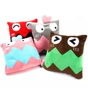 따뜻한 USB 양면미니쿠션 팩맨 보온 온열사각쿠션 방한 귀여운 난로 발열