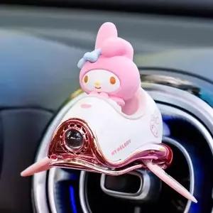 산리오 방향제 비행기 마이멜로디 LED 차량용 캐릭터