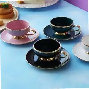 빈센트 골드림 커피잔 2인세트 생활 건강 주방용품