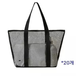 ( )it 20개 지퍼메쉬백 대형 비치백 수영가방 망사가방 샤워_24218952