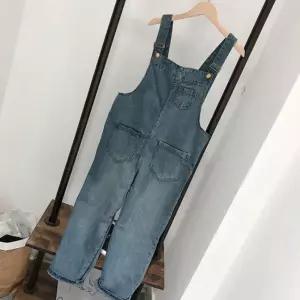 여성 데일리 캐주얼 멜빵 청바지 데님 바지 나들이룩 DKm9+9KBu