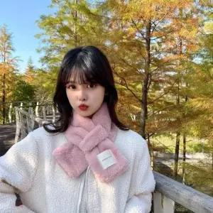 퍼목도리 네모 밍크목도리 겨울목도리 머플러 쁘띠목도리 페이크퍼 털목도리 밍크머플러