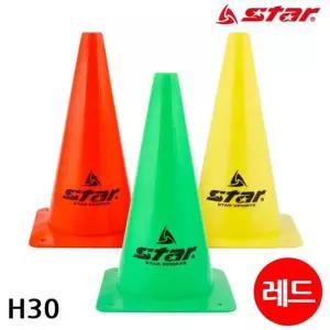 축구마커 레드 마커 축구 30cm 스타스포츠 훈련용품 접시콘 축구마커 칼라콘