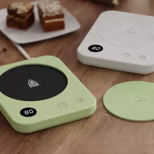 머그컵 워머 가열 컵받침 보온 온도조절 접이식 부드러운