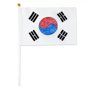 5개 나라사랑 수업용 태극기 색칠공부 건곤감리 깃발 채색 하기 21x30 놀이 공예