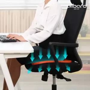 에어힙 COOL 통풍 여름 기능성방석 차량용 의자 방석 실리콘 벌집 수험생