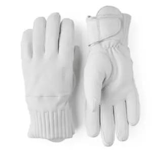 헤스트라 방한 손가락 가죽 장갑 스키 보드 화이트 S BNA