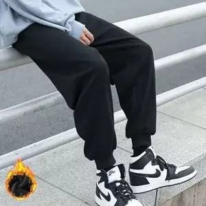 [하프클럽/]학생 바지 편안한 팬츠 기모 조거 밴딩 데일리 운동