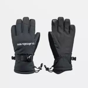 퀵실버 스키 스노보드 방한 손가락 장갑 블랙 롱핏 M BNA