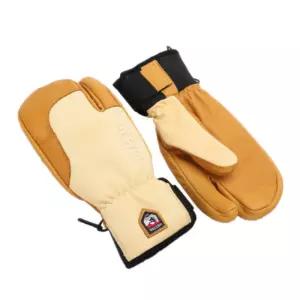 헤스트라 성인 3핑거 스키 장갑 스노보드 낚시 탄 M BNA