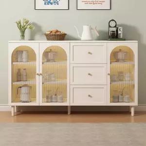 복도 서랍장 라탄 수납장 5단 선반 거실 장식장