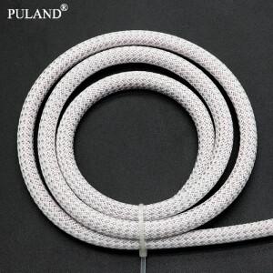 150m 화이트 실버 PET 브레이드 슬리브 24681012162025mm 전기 케이블용 고밀도 뱀 스킨 랩 외장